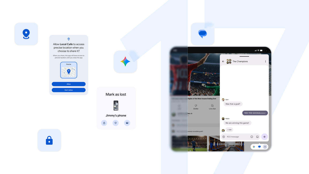 Ponsel Pixel menampilkan proses persiapan upgrade Android 17 dengan backup aktif